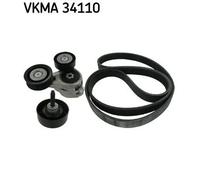 Kit de courroie multi-cannelée VKMA 34110 SKF pour FORD FOCUS II FOCUS C-MAX