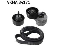 Kit de courroie multi-cannelée VKMA 34171 SKF pour FORD TRANSIT Autobus/Autocar