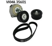 Jeu de courroies trapézoïdales à nervures SKF VKMA 35601