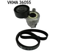 Kit de courroie multi-cannelée VKMA 36055 SKF pour DACIA RENAULT NISSAN