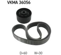 Kit de courroie multi-cannelée VKMA 36056 SKF pour RENAULT WIND TWINGO II