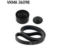 SKF Kit de courroies Multi‑V VKMA 36098 – trapézoïdales à nervures