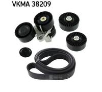 SKF Kit de courroie d'accessoire VKMA 38209 – Multi‑V à nervures