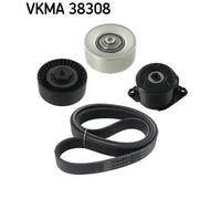 SKF Jeu de courroies trapézoïdales à nervures VKMA 38308