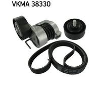 SKF Jeu de courroies trapézoïdales à nervures VKMA 38330