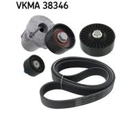 Kit de courroie multi-cannelée VKMA 38346 SKF pour BMW 1 1 Décapotable 1 Coupé
