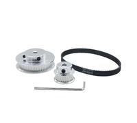 Kit de courroie poulie synchronisation 2GT 2M 30 60 dents GT2 30T 60T 2:1, alésage 5~12mm largeur 6mm, roue tension, ensemble synchrone