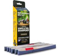 Kit de courroies grain fin WORK SHARP - WSSA0002705 Kit de courroies d'affûteur de couteaux et d'outils - Abrasifs au carbure de silicium de qualité supérieure pour les applications d'affûtage