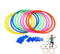 Kit de cours de cloche - Jeu de mathématiques pour sauter avec sac à main Panneau de 15 pouces Léger Sûr Stable Portable Confortable Facile à monter Équipement de jeu Protection