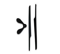 Kit de coussinets de nez en caoutchouc pour lunettes de soleil Rudy Project Rydon, Noir , taille unique