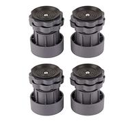 Kit de Coussinets de Pieds Anti-vibrations pour Machine à Laver, 4 Pièces, Empêche la Rouille, Léger, Antidérapant pour la stabilité, la Ventilation et la Réduction du Bruit