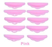 Kit De Coussinets De Protection En Silicone Pour Faux Cils,Extension De Cils,Levage,Bigoudi,Greffe,Bouclier,Patch,Outils,Permanente,5 Paires - Type 5 Pairs Pink