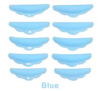 Kit De Coussinets De Protection En Silicone Pour Faux Cils,Extension De Cils,Levage,Bigoudi,Greffe,Bouclier,Patch,Outils,Permanente,5 Paires - Type 5 Pairs Blue