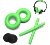 Kit de coussinets en mousse pour casque Sennheiser HD25 HD250BT HD25-ll HD25S Il HMD25 (Vert)