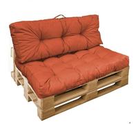 Kit de coussins pour palette capitonnés - Terracotta - Linxor