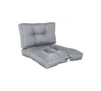Linxor – Kit de coussins pour salon de jardin capitonnés 50 x 50 cm – Plusieurs coloris