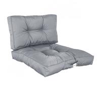 Coussins salon de jardin - gris clair
