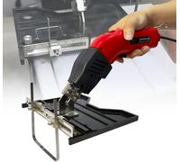 Kit de couteau chauffant électrique la découpe de mousse avec règle à fentes et lame pliable (Ks200)
