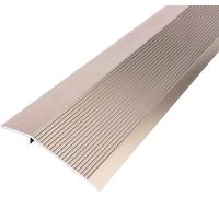 Kit de couture de tapis de sol, Bande de transition extra large du bois au carrelage, bandes sol intérieures en alliage d'aluminium, seuils for portes, bande garniture bordure tapis maison(Rose Gold)