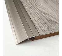 Kit de couture de tapis de sol, Bande de transition for sol, carrelage et bois, for porte d'entrée, revêtement stratifié antidérapant, seuil moquette, for entrée, pièce, facile à installer(Gray)