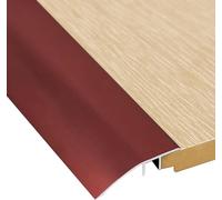 Kit de couture de tapis de sol, Bande de transition sol porte, bandes revêtement auto-adhésives/bandes connexion d'espacement, for une hauteur seuil inférieure à 1 Mm(Red,Length 105cm/41 in)