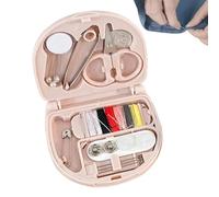 Kit De Couture De Voyage - Kit De Couture Avec Étui, Fournitures De Couture Portables Pour Voyageur À Domicile | Ensemble Compact De Fournitures De Couture Avec Bobine De 6 Couleurs | Kits D