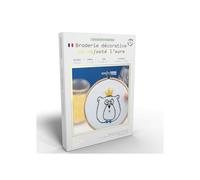 Kit de couture et broderie French Kits - Sa Majesté L'Ours - Niveau facile - 7 pièces