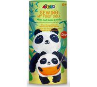 Kit de couture Ma première poupée, maman et bébé panda