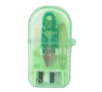Kit de couture, petit kit de couture poche kit de couture voyage kit de couture Mini kit de couture avec boîte de rangement Mini boîte à couture ciseaux fil à pinces aiguilles à coudre (vert)