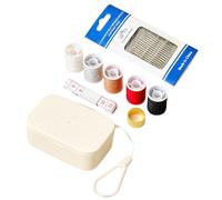 Kit de couture portable, boîte de rangement magnétique pour fournitures de couture de voyage - Kit de projet professionnel pour maman, femme, homme, débutants, adolescents, enfants et adultes
