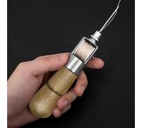 Kit de couture professionnel au point noué, 7 pièces, outils de couture pour bricolage artisanal, meubles et réparation du cuir de haute qualité, conception facile à utiliser set of seven