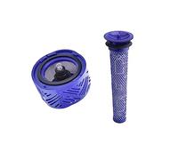 Kit de couvercle arrière de moteur Compatible avec les aspirateurs Dyson V6 DC58 DC59 DC61 DC62 DC74, ensemble de filtres pré/post-filtres, accessoires de remplacement(Pre Post Filters)