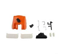 Kit de couvercle de filtre à air pour tronçonneuse avec bouton de verrouillage et levier d'étranglement pour modèles MS210 MS230 MS250 023 025 - 9 pièces de rechange pour l'entretien des équipements
