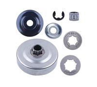 Kit de couvercle de joint de pignon de jante de tambour d'embrayage 17 mm compatible avec les tronçonneuses 024 026 MS240 MS260 MS261 MS270 MS280 MS281 MS291 .325 P-7T universelles