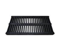 Kit de couvercle de vidange noir personnalisable, plaque de grille polyvalente avec trous de drainage pour jardin, cour, allée, tranchée, tuyau de descente et cuisine, solution efficace de gestion de