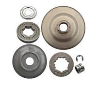 Kit de Couvercle rondelle pignon Jante 17 mm for Tambour d'embrayage tronçonneuse 024 026 MS240 MS260 MS261 MS270 MS280 MS281 MS291 .325 P-7T