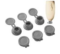Kit de couvercles de vidange de bouteilles, connecteur de d'adaptateurs de 6 pièces, ensemble de bouteilles retourneuses à couvercles inversés de 3 tailles, obtenez chaque goutte de lotions