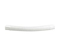 Kit de couverture de ligne climatiseur en PVC blanc pour climatiseur, avec capuchon d'entrée murale, coudes plats et standard à 90°, raccordement, extrémité et capuchon mural