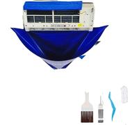 Kit de couverture de nettoyage pour climatiseur, matériau imperméable, ajustement réglable, 9000-18000 btu 10pcs