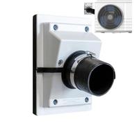 Kit de couverture de pénétration murale CVC | Enveloppe d'isolation de ligne AC extérieure, accessoires de climatiseur pour conduits de réfrigérant, pénétration murale extérieure, systèmes de pompe à