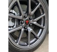 Kit De Couverture De Roue Capuchon De Moyeu Central Car Wheel Nut Cover Avec Outil Demontage Pour Tesla Model 3, S & X