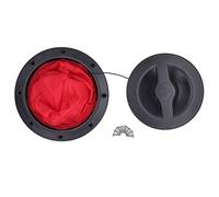 Kit de couverture de trappe de pont avec sac de rangement étanche, plaque de pont en ABS pour bateau et kayak, trappe étanche durable avec pochette intérieure rouge pour la pêche