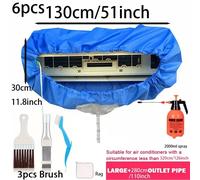 Kit de couverture d'eau de climatisation étanche, nettoyeur avec tuyau d'eau, kit de livres de conditionneur, adapté pour 24000-36000 BaryLarge pipe 9000-18000 btu