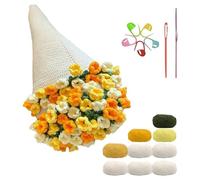 Kit de couverture faites-le vous-même | Décoration de maison tissée, Couvertures de canapé DIY faites à la main avec des bouquets romantiques | pour décoration de maison, anniversaire, Noël, fête des