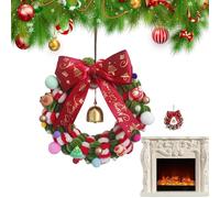 Kit De Création Couronnes De Noël - Activité Manuelle Hivernale avec Accessoires Décoratifs Festifs, Artisanat DIY pour Maison | Décoration pour Fenêtre, Mur, Cheminée, Clôture, Terrasse, Restaurant