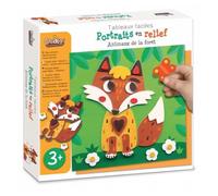 Coffret Creatif Portrait En Relief - Animaux De La Foret