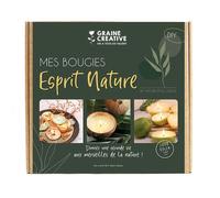 Kit de création de bougies - Esprit Nature - Multicolore - Cire de soja - 400 g - Mixte