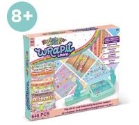 Kit de création de bracelets d'amitié - BANDAI - Rainbow Loom - Wrapit - 648 pièces - 20 projets DIY