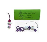 Kit De Création De Décorations De Noël En Boutons DIY | Ensemble Créatif De Suspensions Festives À Confectionner - Kit Artisanal De Décoration Pour Ados Éducateurs Et Familles | Organisateurs Annivers