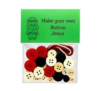Kit De Création De Décorations De Sapin De Noël en Boutons,Fournitures De Fête Religieuse | Set De Fabrication D'Ornements en Boutons De Noël À Faire Soi-Même - pour Femmes, Famille, Amis, Mère Et